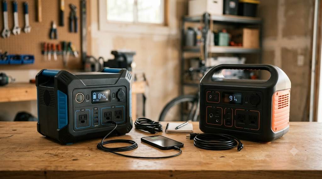 EcoFlow vs Jackery: two portable power stations compared side by side