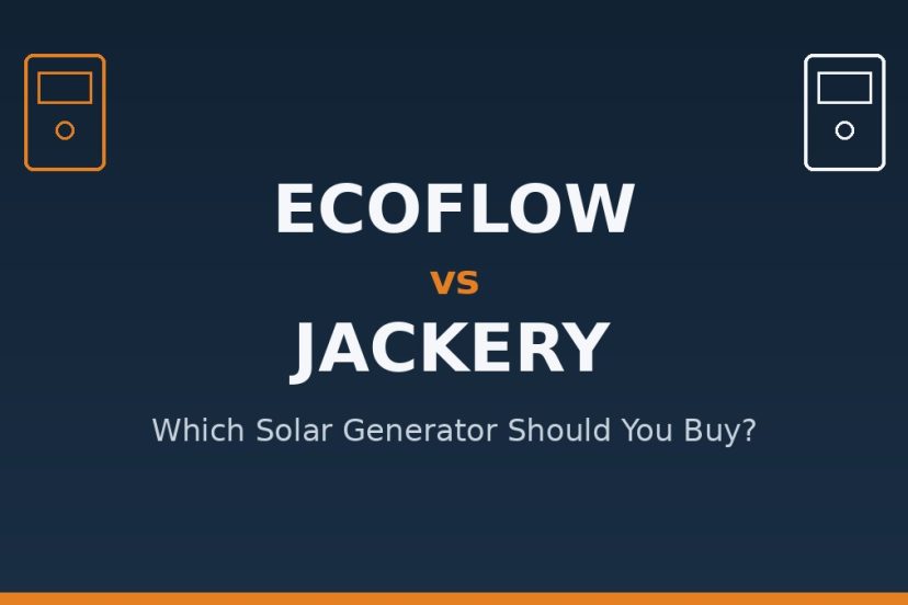 EcoFlow vs Jackery solar generator comparison for emergency preparedness